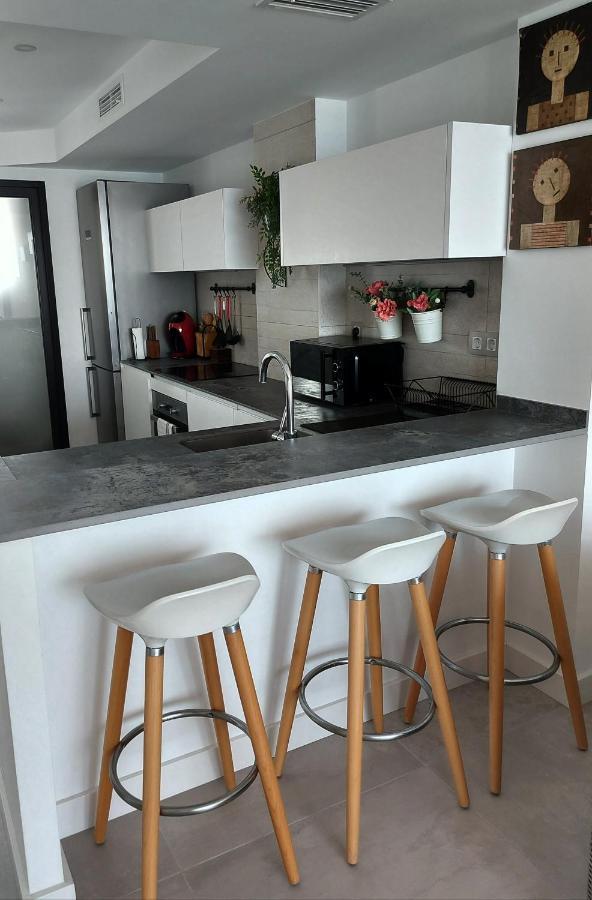 Exclusif Appartement En 1Er Ligne, Vue Imprenable, Piscine, Parking Prive A Playa Mucha Vista, Alicante El Campello Buitenkant foto